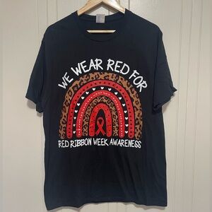Red Ribbon Week T shirt-unisex XL